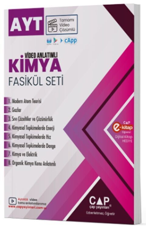Çap YKS AYT Set Kimya - 2027 - Çap Yayınları kitap kapağı