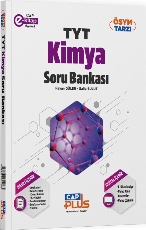 ÇAP TYT PLUS Soru Bankası KİMYA -  (GÜNCEL MÜFREDAT)2027 MÜFREDATA UYGUN