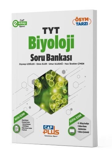 ÇAP TYT PLUS Soru Bankası BİYOLOJİ -  (GÜNCEL MÜFREDAT)2027 MÜFREDATA UYGUN