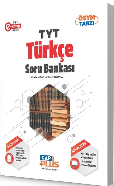ÇAP TYT PLUS Soru Bankası TÜRKÇE -  (GÜNCEL MÜFREDAT)2027 MÜFREDATA UYGUN