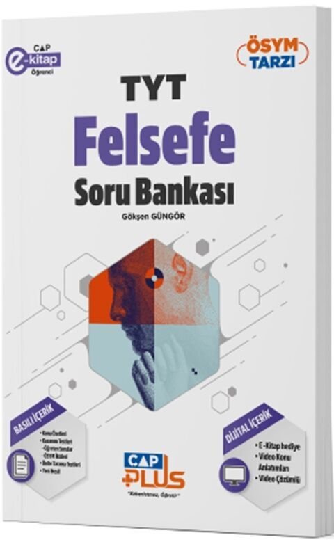 ÇAP TYT PLUS Soru Bankası FELSEFE -  (GÜNCEL MÜFREDAT)2027 MÜFREDATA UYGUN