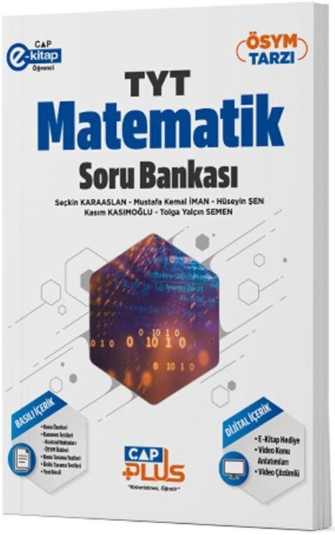 ÇAP TYT PLUS Soru Bankası MATEMATİK -  (GÜNCEL MÜFREDAT)2027 MÜFREDATA UYGUN