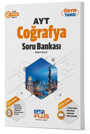 ÇAP YKS AYT PLUS Soru Bankası COĞRAFYA -  (GÜNCEL MÜFREDAT)2027 MÜFREDATA UYGUN