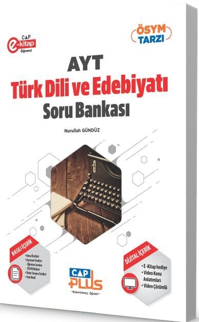 ÇAP YKS AYT PLUS Soru Bankası T.EDEBİYATI -  (GÜNCEL MÜFREDAT)2027 MÜFREDATA UYGUN