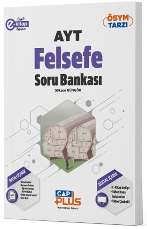 ÇAP YKS AYT PLUS Soru Bankası FELSEFE -  (GÜNCEL MÜFREDAT)2027 MÜFREDATA UYGUN