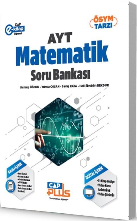 ÇAP YKS AYT PLUS Soru Bankası MATEMATİK -  (GÜNCEL MÜFREDAT)2027 MÜFREDATA UYGUN