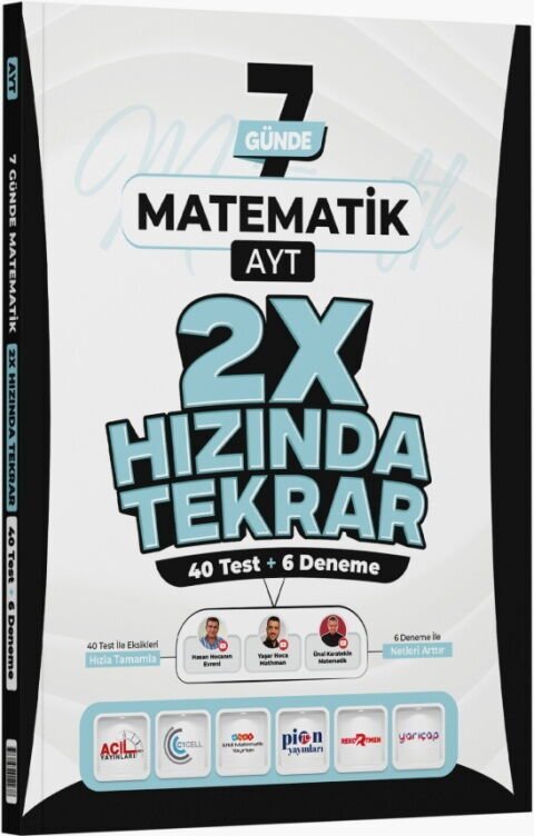 KARMA YKS AYT 2X HIZINDA TEKRAR MATEMATİK(Güncel Müfredat)2027 MÜFREDATA UYGUN