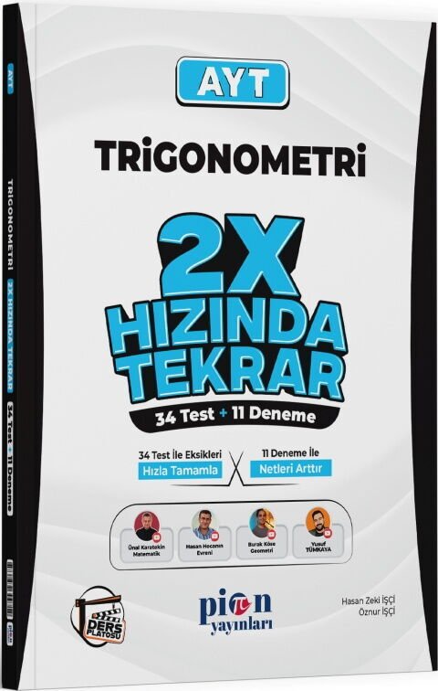 PİON YKS AYT 2X HIZINDA TEKRAR TRİGONOMETRİ (Güncel Müfredat)2027 MÜFREDATA UYGUN