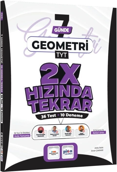 PİON TYT 2X HIZINDA TEKRAR GEOMETRİ (Güncel Müfredat)2027 MÜFREDATA UYGUN