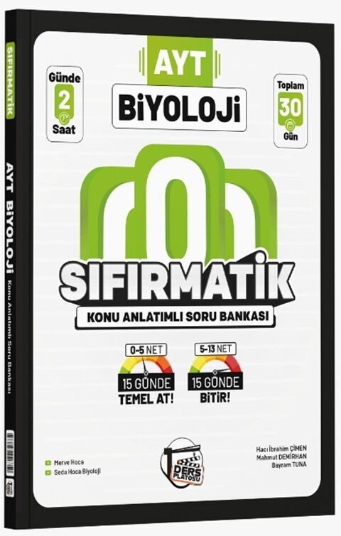 D.PLATOSU YKS AYT SIFIRMATİK K.A. KAMP BİYOLOJ (Güncel Müfredat)2027 MÜFREDATA UYGUN