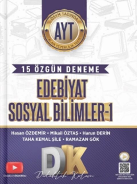 DİDAKTİK KALEM YKS AYT DNM EDEBİYAT-SOS 1 (Güncel Müfredat)2027 MÜFREDATA UYGUN