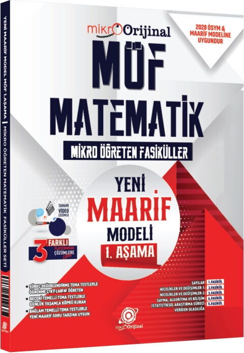 Mikro Orijinal Maarif Möf Set Matematik 2027 - Orijinal Yayınları kitap kapağı
