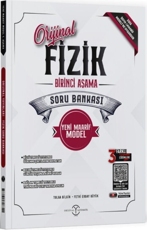 ORİJİNAL MAARİF Soru Bankası FİZİK(Güncel Müfredat)2027 MÜFREDATA UYGUN