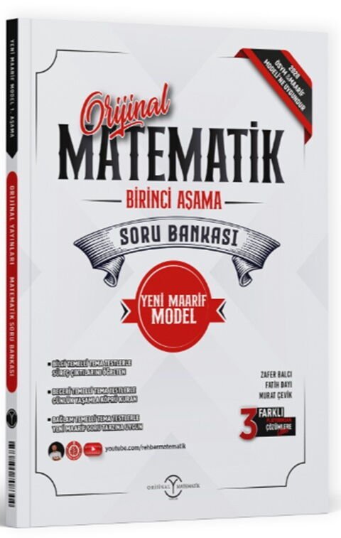 ORİJİNAL MAARİF Soru Bankası MATEMATİK 1(Güncel Müfredat)2027 MÜFREDATA UYGUN
