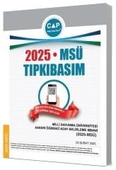 Çap Yayınları 2025 MSÜ Tıpkı Basım Çıkmış Sorular Çap Yayınları
