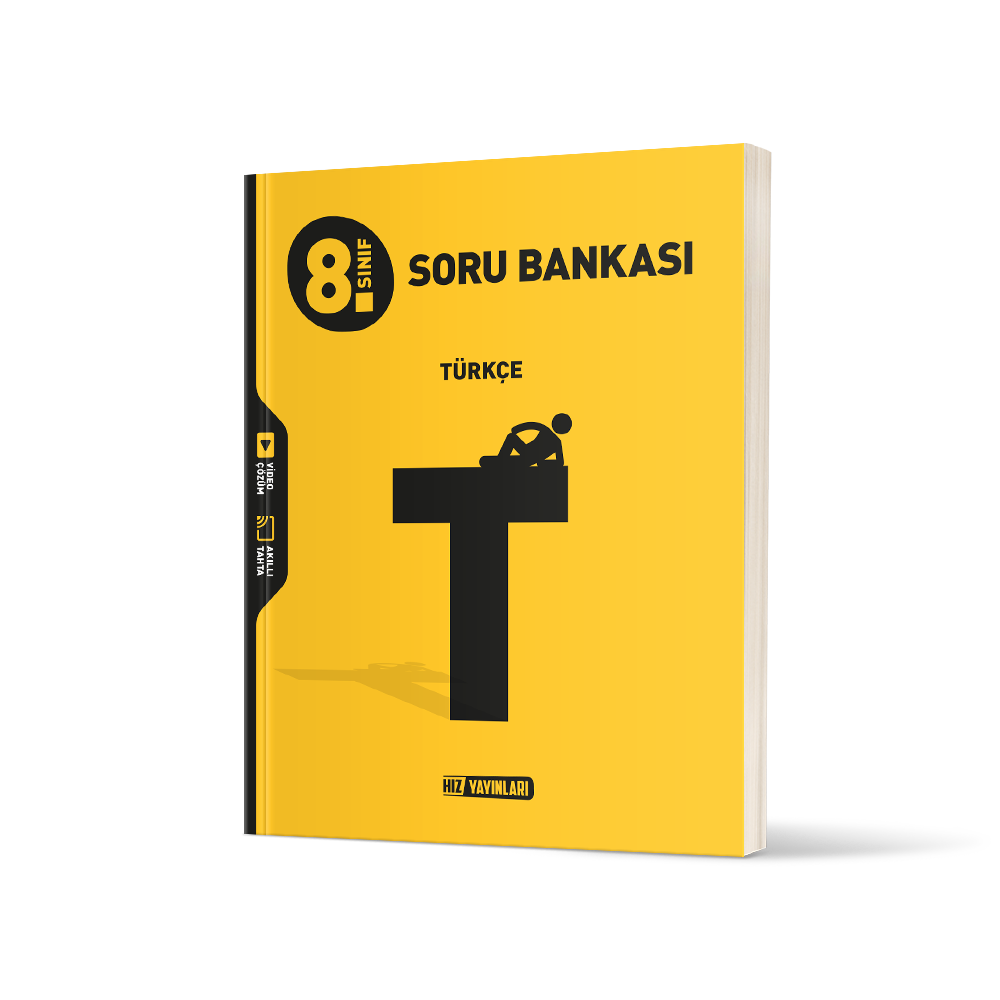 8. Sınıf Türkçe Soru Bankası - Hız Yayınları kitap kapağı