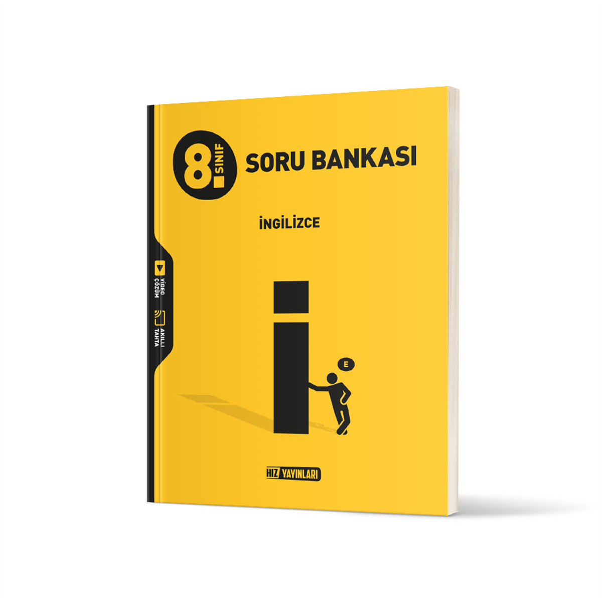 8. Sınıf İngilizce Soru Bankası - Hız Yayınları kitap kapağı