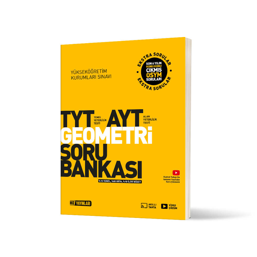 TYT - AYT Geometri Soru Bankası - Hız Yayınları kitap kapağı