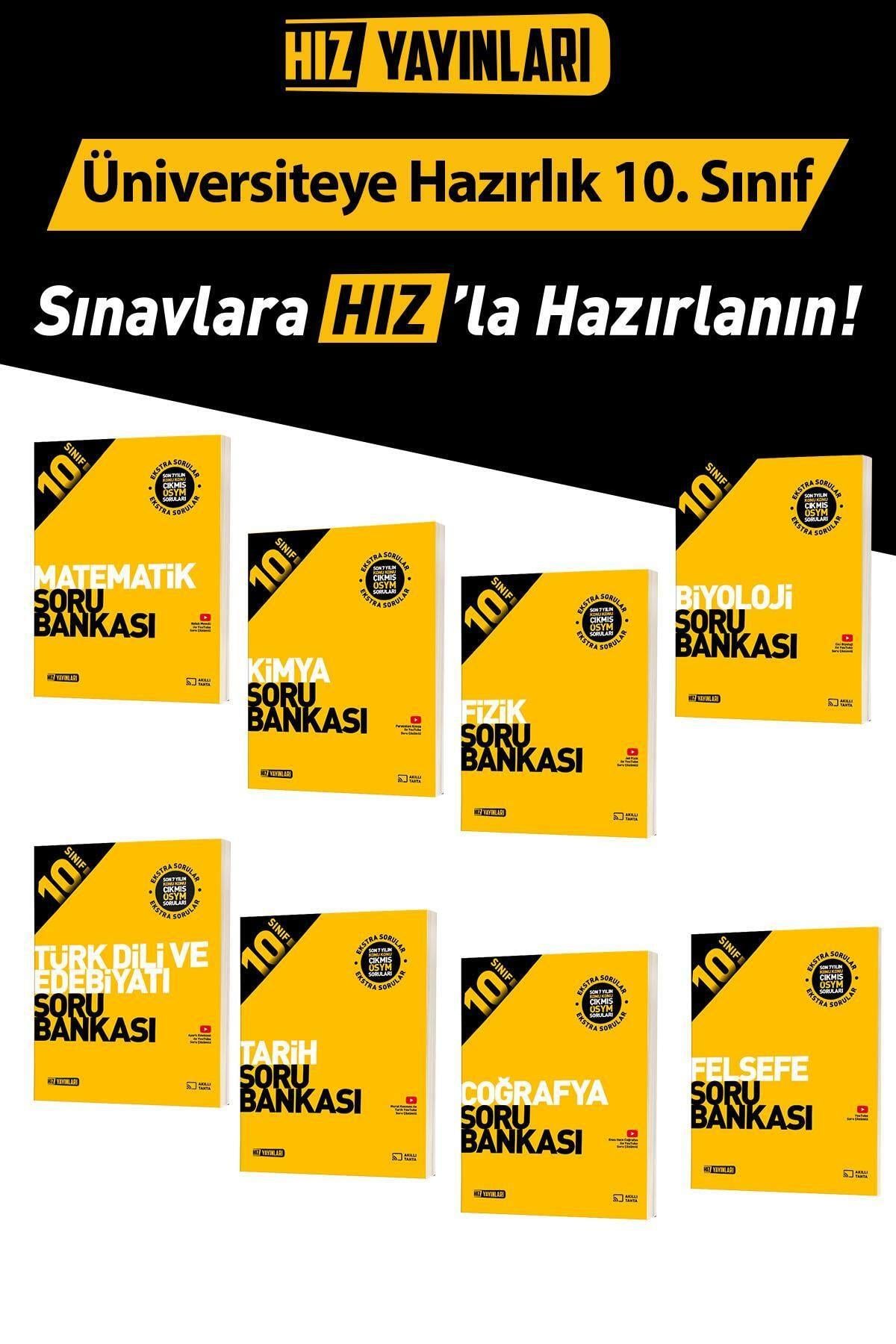 10. Sınıf Tüm Dersler Soru Bankası Seti 2025-2026 - Hız Yayınları kitap kapağı