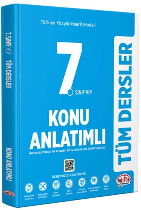 Data Yayınları 7. Sınıf Tüm Dersler Maarif Model Konu Anlatımlı - Data Yayınları kitap kapağı