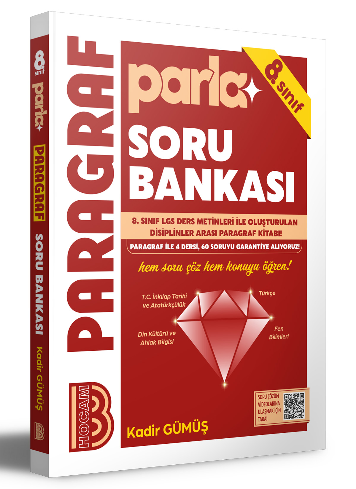 Benim Hocam Yayınları 2027 8. Sınıf Parla Paragraf Soru Bankası - Benim Hocam Ortaöğretim kitap kapağı