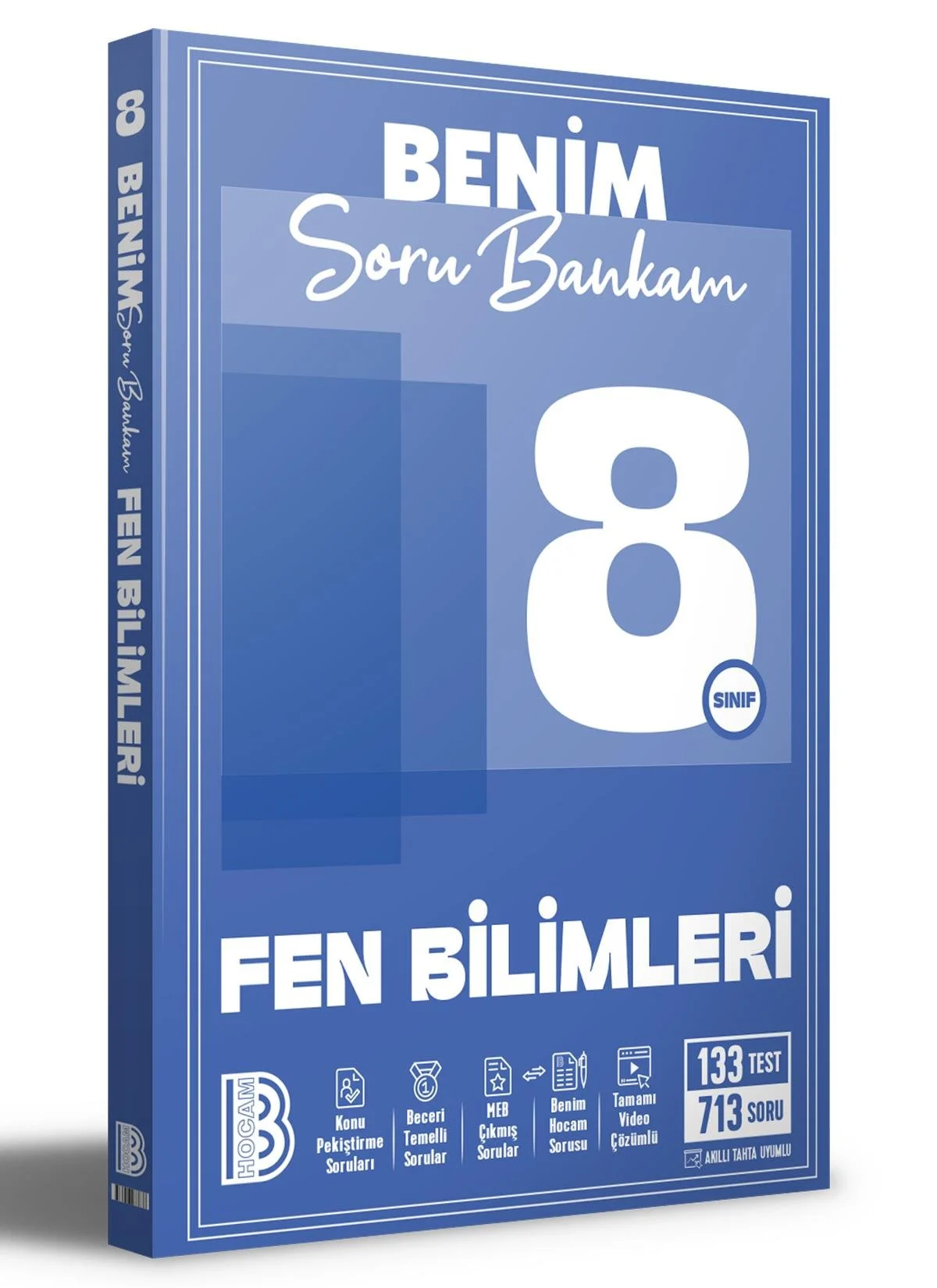 Benim Hocam Yayınları 2027 8. Sınıf Fen Bilimleri Soru Bankam - Benim Hocam Ortaöğretim kitap kapağı