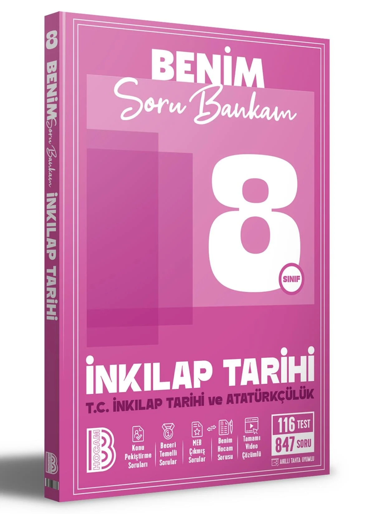 Benim Hocam Yayınları 2027 8. Sınıf İnkılap Tarihi Soru Bankam - Benim Hocam Ortaöğretim kitap kapağı