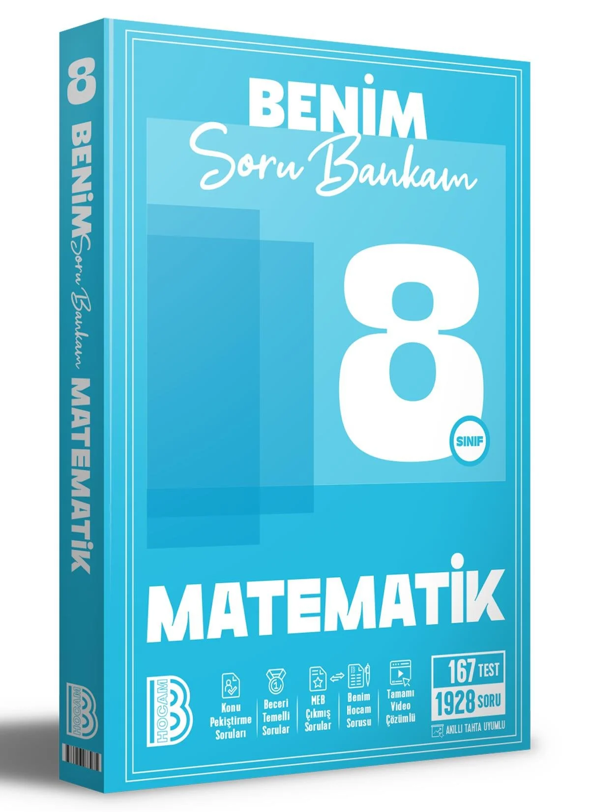 Benim Hocam Yayınları 2027 8. Sınıf Matematik Soru Bankam - Benim Hocam Ortaöğretim kitap kapağı