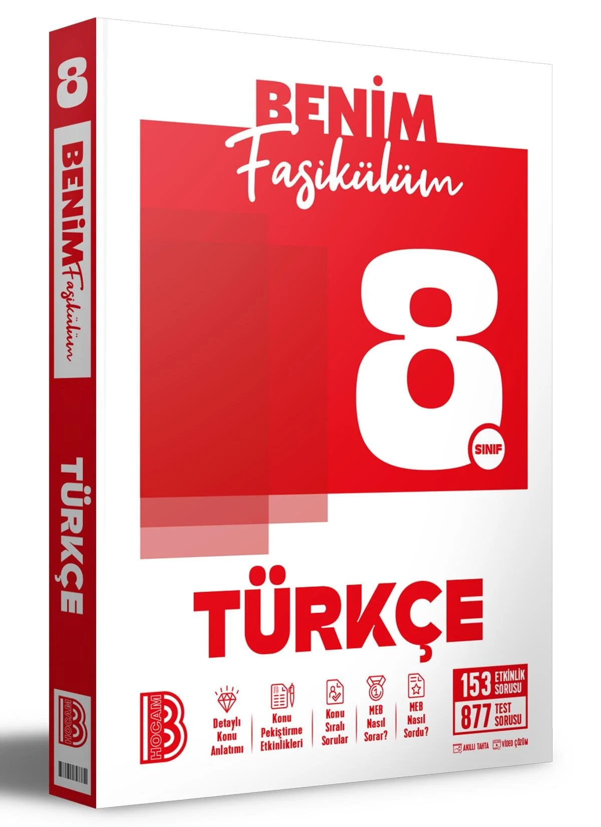 Benim Hocam Yayınları 2027 8. Sınıf Türkçe Benim Fasikülüm - Benim Hocam Ortaöğretim kitap kapağı