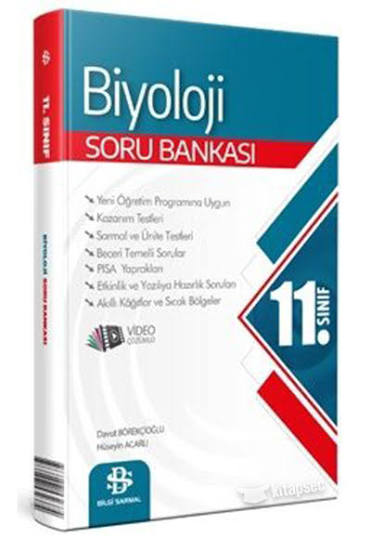 Sarmal 11. Sınıf Soru Bankası Biyoloji - 2026-27 - Bilgi Sarmal Yayınları kitap kapağı