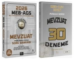 CBA Yayınları 2026 MEB-AGS Mevzuat Soru Bankası + 30 Deneme 2 li Set Pusula Serisi - Ali Koç CBA Yayınları