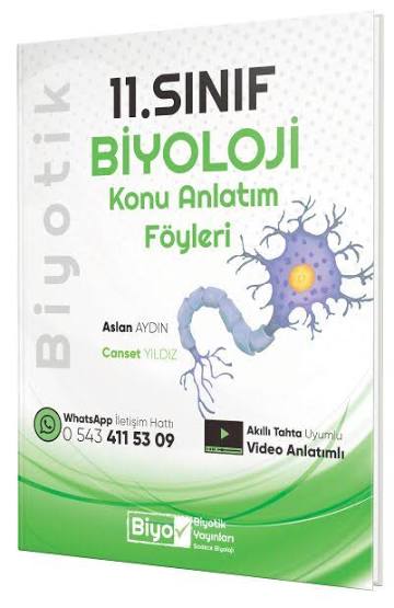 Biyotik 11. Sınıf Konu Anlatım Biyoloji - 2026-27 - Biyotik Yayınları kitap kapağı