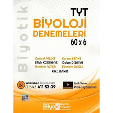 Biyotik TYT Deneme (60*6) Biyoloji - 2026-27 - Biyotik Yayınları kitap kapağı