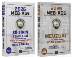 SÜPER FİYAT - CBA Yayınları 2026 MEB-AGS Eğitimin Temelleri + Mevzuat Soru Bankası 2 li Set Pusula Serisi - Okan Yolcu CBA Yayınları