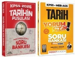 CBA + İndeks 2026 KPSS Tarihin Pusulası + Yorum Sizin Soru Bankası 2 li Set - İsmail Adıgüzel, Aydın Yüce CBA + İndeks Akademi Yayınları