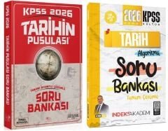 CBA + İndeks 2026 KPSS Tarihin Pusulası Soru Bankası 2 li Set - İsmail Adıgüzel, Aydın Yüce CBA + İndeks Akademi Yayınları
