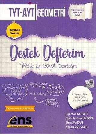 Ens YKS TYT AYT Destek Defterim Geometri - 2024-25 - ENS Yayınları kitap kapağı