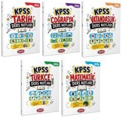 Data 2026 KPSS Genel Yetenek Genel Kültür Ders Notları 5 li Set Data Yayınları