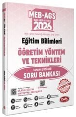 YENİ AGS - Data 2026 MEB-AGS Eğitim Bilimleri Öğretim Yöntem ve Teknikleri Soru Bankası Çözümlü Ultra Serisi Data Yayınları