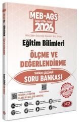 YENİ AGS - Data 2026 MEB-AGS Eğitim Bilimleri Ölçme ve Değerlendirme Soru Bankası Çözümlü Ultra Serisi Data Yayınları