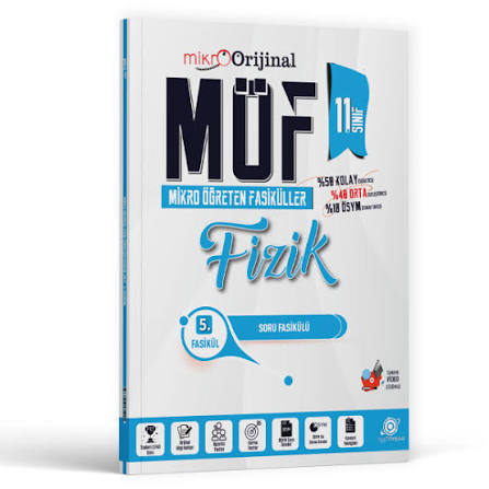 Mikro Orijinal 11. Sınıf Möf Soru Fizik 5 - 26-27 - ORİJİNAL MATEMATİK YAYINLARI kitap kapağı