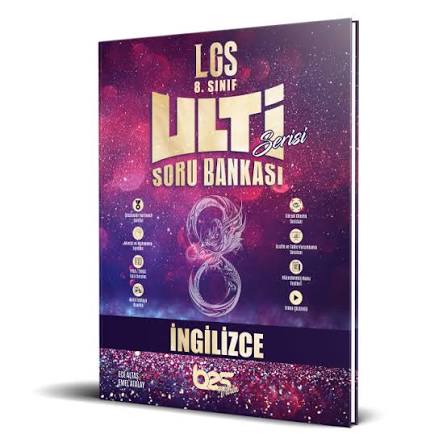 Ulti 8. Sınıf Soru Bankası İngilizce - 2026-27 - Ulti Yayınları kitap kapağı