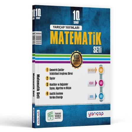 Yarı Çap 10. Sınıf Set Matematik - 2026-27 - Yarı Çap Yayınları kitap kapağı