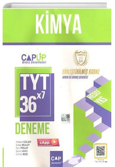 Çap Up TYT Deneme Kimya 36*7 - 2026-27 - Çap Yayınları kitap kapağı