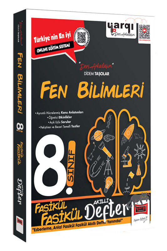Yargı Ders Arkadaşım 8. Sınıf Fen Bilimleri Fasikül Fasikül Akıllı Defter - Yargı Ders Arkadaşım kitap kapağı