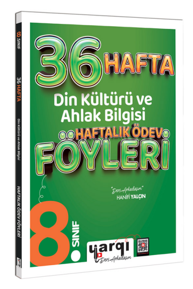 Yargı Ders Arkadaşım 8. Sınıf Din Kültürü ve Ahlak Bilgisi 36 Haftalık Ödev Föyleri - Yargı Ders Arkadaşım kitap kapağı