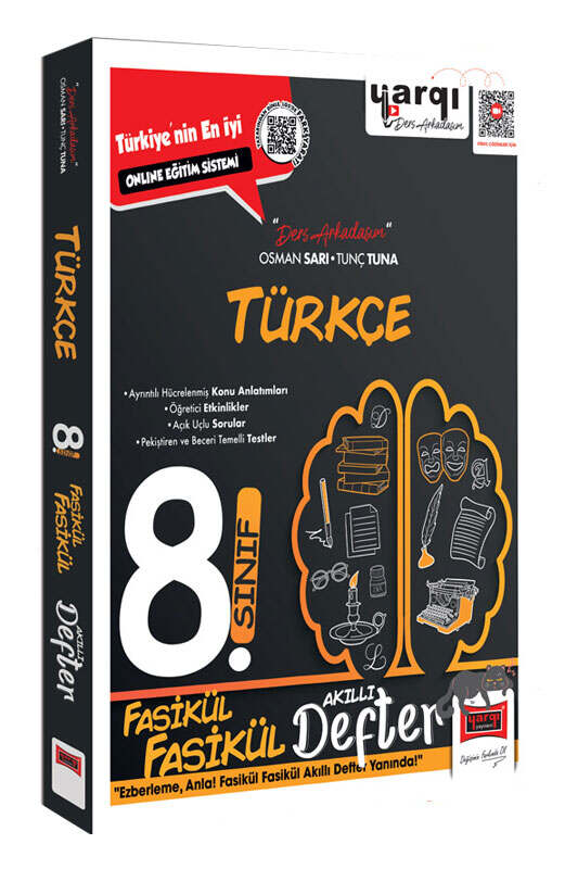 Yargı Ders Arkadaşım 8. Sınıf Türkçe Fasikül Fasikül Akıllı Defter - Yargı Ders Arkadaşım kitap kapağı