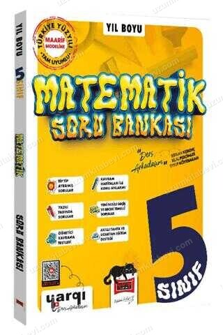 Yargı Ders Arkadaşım 5. Sınıf Matematik Yıl Boyu Soru Bankası - Yargı Ders Arkadaşım kitap kapağı