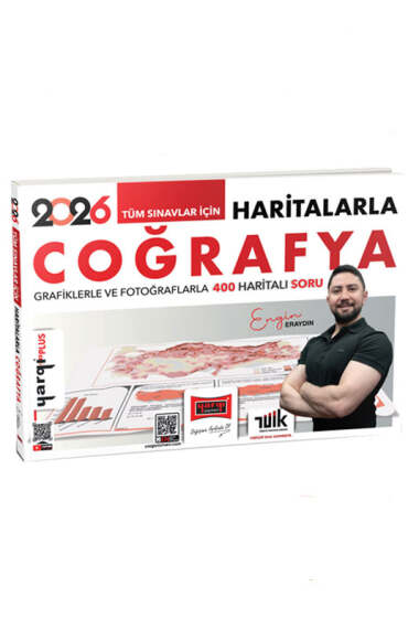 Yargı Yayınları 2026 Tüm Sınavlar İçin Haritalarla Coğrafya Grafiklerle ve Fotoğraflarla 400 Haritalı Soru (Engin Eraydın) - Yargı Yayınları kitap kapağı