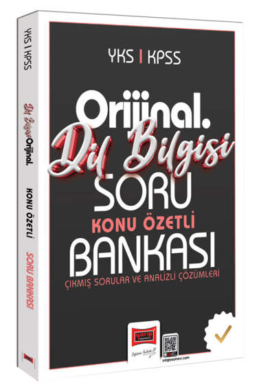 Yargı Yayınları YKS KPSS Orijinal Dil Bilgisi Konu Özetli Soru Bankası - Yargı KPSS kitap kapağı